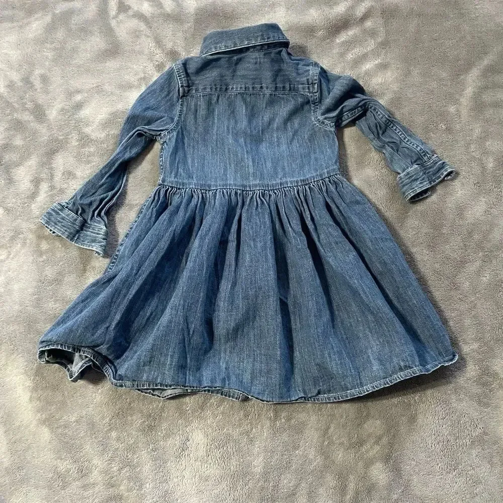 Ralph Lauren Blue Denim Kids Dress